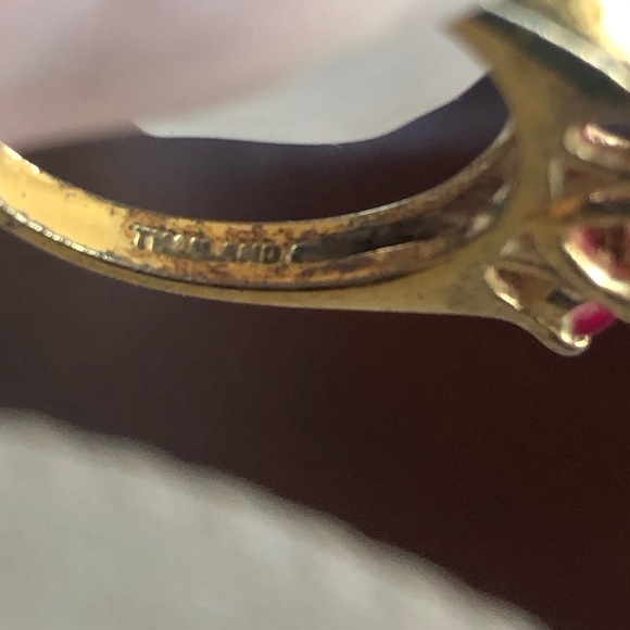 Signed Thailand Ring Size 7.5 - Picture 4 of 4